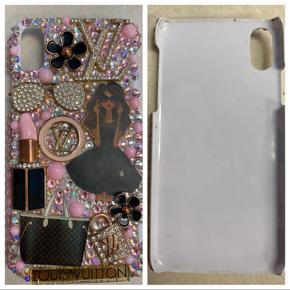 iPhone X bling phone case